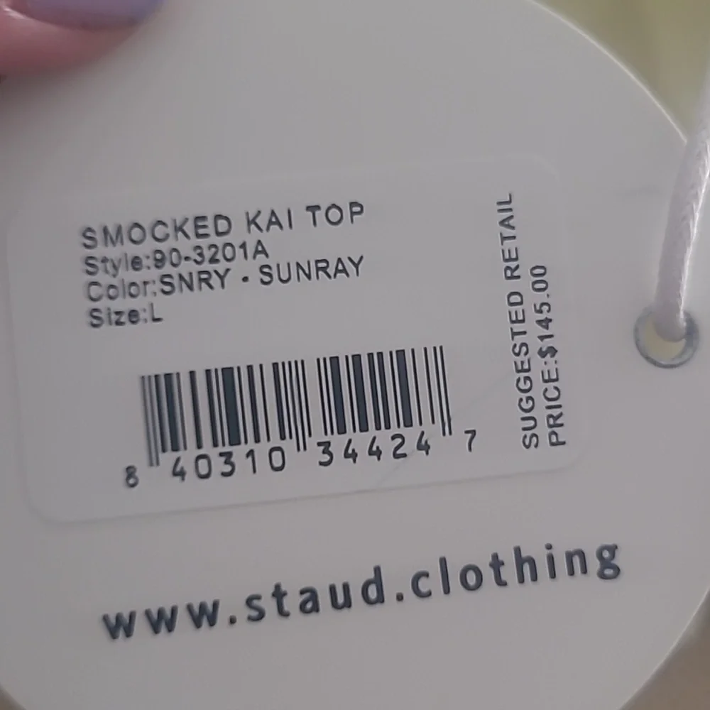 STAUD Kai Top Sunray L NWT - Picture 4 of 5